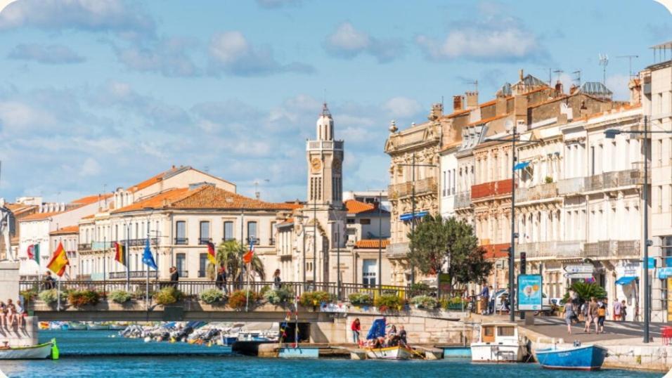 Jolie Studio Proche Du Centre Ville Сет Экстерьер фото